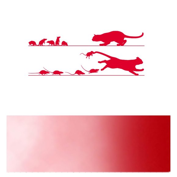 Rats Chasing Cat- Car stickers-Vinyl Decals-Cool Sticker-Funny Sticker-Laptop - Picture 11 of 14